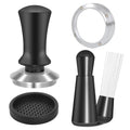Reoszeank 51mm Espresso Accessories Kit, Spring Loaded Calibrated Tamper, WDT Tool and Dosing Funnel Set Fits Delonghi CASABREWS and atatix 51 mm Espresso Coffee Machines and Portafilter